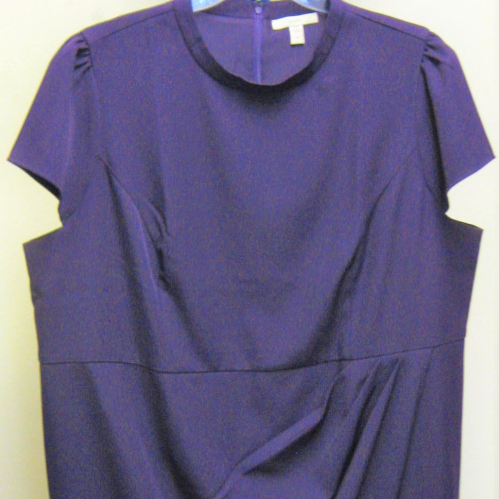 Women's Lark & Ro Size 24 Dress - Eggplant